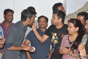 Dhanush at Radio Mirchi For Anekudu Movie Promotions